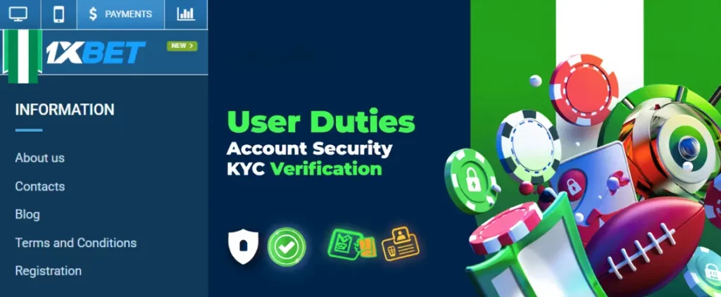 User Duties and Account Regulations