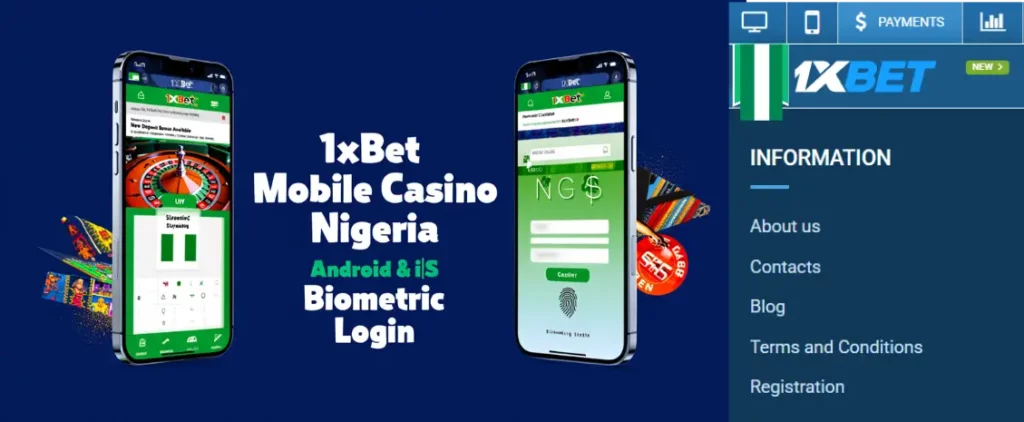1XBet Mobile Casino in Nigeria